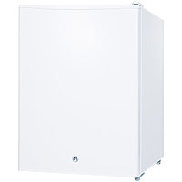 2.4 Cu. Ft. Compact All Refrigerator with Lock - White