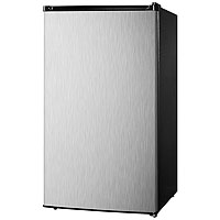 3.6 Cu. Ft. Refrigerator-Freezer with Stainless Steel Door
