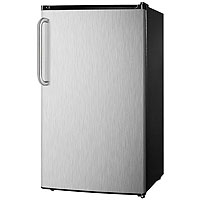 3.6 Cu. Ft. Refrigerator - Stainless Steel Door with Towel Bar Handle