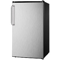 3.6 Cu. Ft. ADA Compliant Refrigerator - Stainless Steel with Towel Bar Handle