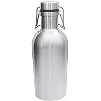 Inventory Reduction - SS Growler - 32 oz Double Wall Stainless Steel Flip Top