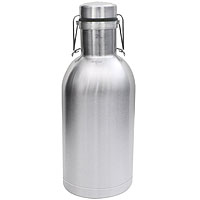 SS Growler - 64 oz Double Wall Stainless Steel Flip Top