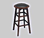 Harley-Davidson Wood Bar Stool