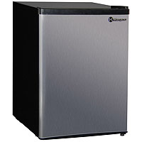 2.4 Cu. Ft. Compact Refrigerator - Stainless Steel Door