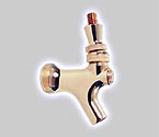 Polished Brass Beer Faucet w/ Brass Lever