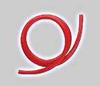 1 Foot Length of 5/16 Inch I.D. Red Air Line