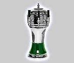 CT900-3CH Zeus Ceramic 3-Faucet Draft Beer Tower - Green w/ Chrome Finish