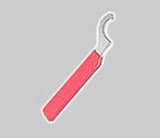 Heavy Duty Faucet Wrench - Red Handle