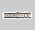 Stainless Steel Splicer for 1/4 Inch x 1/4 Inch I.D. Vinyl Tubing
