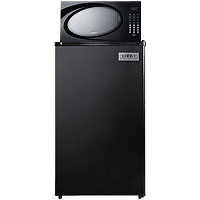 Refrigerator-Microwave Combo - Black