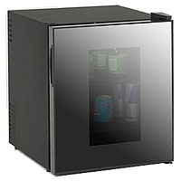 1.7 Cu. Ft. Deluxe Beverage Cooler - Black Cabinet and Mirror Framed See Thru Door