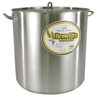100 Qt. BrewRite Stainless Steel Brew Kettle