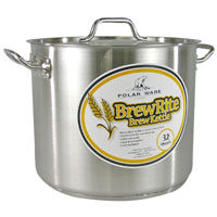 32 Qt. BrewRite Stainless Steel Brew Kettle