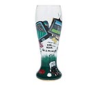 After the Game Pilsner Glass by Lolita Gotta Love Beer Collection