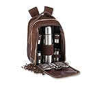 Picnic at Ascot Columbia Coffee Backpack - Brown Simulated Suede