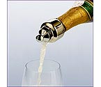 Auto-Close Pour & Seal Champagne Bottle Stopper