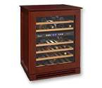 Avanti WCR534WDZD-M Wood Cabinet Dual Zone Wine Cooler in Mahogany