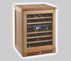 Avanti WCR534WDZD-N Wood Cabinet Dual Zone Wine Cooler - Natural