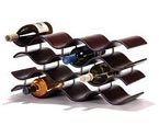 Bali Countertop Wine Rack - Ebony
