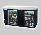 Beverage-Air BB68G 28.0 cf Back Bar Refrigerator with Glass Doors