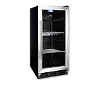 Vinotemp BC-32SB Beverage Cooler - Black/Stainless Steel Glass Door