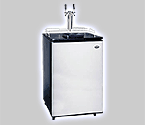 Sanyo Kegerator BC-1206S-2 Dual Faucet Stainless Steel Full Size Beer Cooler
