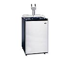 Sanyo Kegerator BC-1206S-2 Dual Faucet Stainless Steel Full Size Beer Cooler