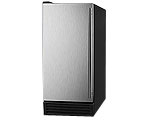 Summit BIM44 44 lbs. Built-in Ice Maker - Stainless Steel Door