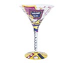 Birthday Girl Martini Glass by Lolita Love My Martini