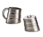 BonJour 53774 Montano Sugar & Creamer Set - Double Wall Stainless Steel