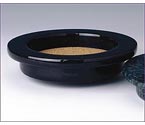 Black Marble Grande Wine Bottle Coaster
