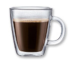 Bodum Bistro Double Wall Glass Coffee Mugs