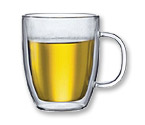 Bodum Bistro Double Wall Glass Jumbo Coffee Mug