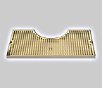 BVL-120LDSSPVD - SS Zeus Tower Surface Mount Drip Tray w/PVD Brass Grid