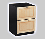 U-Line C2275DWROL-00 Combo Drawer Refrigerator w/Ice Maker with Overlay Panel Doors