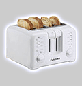 Photo of Cuisinart CPT-140 Compact 4-Slice Toaster - White