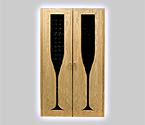 Vinotemp Champagne 440 Wine Cellar - Two Glass Doors - 280 Bottle Count