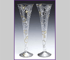 Lolita Champagne Glass Set for Two - Wedding
