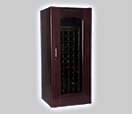 Le Cache 1400 Series 172 Bottle Wine Cellar - Chocolate Cherry Finish