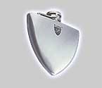 Polished Metal Shield Flask
