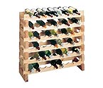 Country Pine Scallop Wine Rack Kit for 18 Bottles
