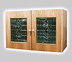 Vinotemp Credenza 296B Wine Cellar w/ Beveled Glass Door - 224 Bottle Count