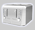 Photo of DeLonghi CTH4003 4-Slice Toaster - Stainless Steel