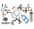 Custom Two Keg Door Mount Kegerator Keg Tap Conversion Kit
