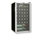 Danby DWC350BLP 35-Bottle Wine Cooler with Platinum Door Trim