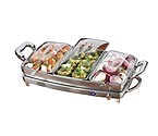 Nostalgia Electrics DBS-999 3-in-1 Deluxe Buffet Server & Warming Tray