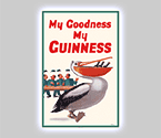 Guinness Pelican Metal Pub Sign