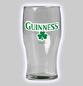 Guinness Shamrock Tulip Pint Glass
