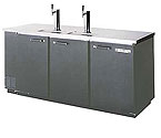 Beverage-Air DD78-1-S Commercial 4-Keg Beer Refrigerator - Stainless Steel