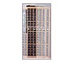Designer Series 3 Column Individual 57 Bottle Wine Racks w/ Display Row